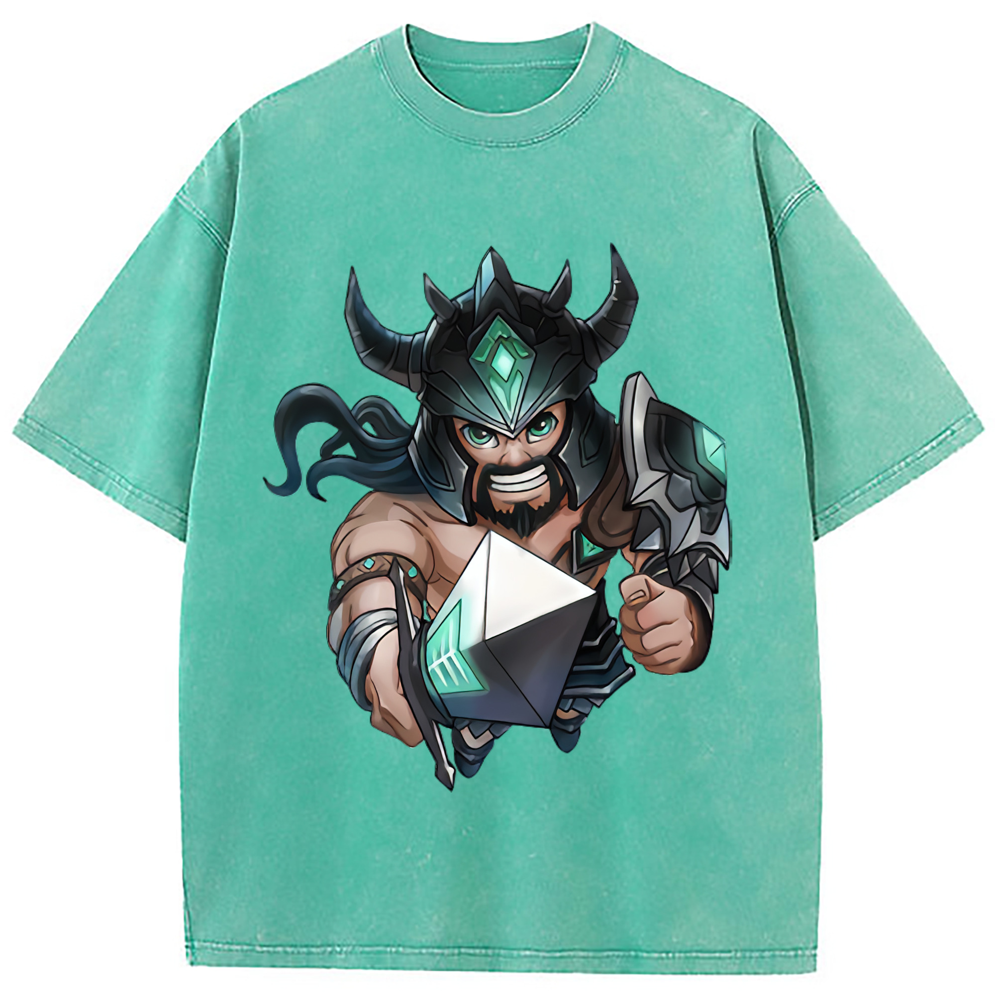 （画像用） リーグ・オブ・レジェンド League of Legends LOL 綿100% ヴィンテージ風 半袖Tシャツ（フロントプリント）